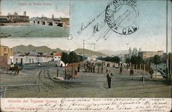 Avenida del Tajamar and the Stone Bridge Lima, Peru Postcard Postcard Postcard