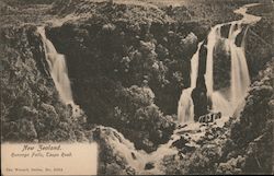 Runanga Falls Postcard