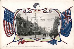 Queen Street from Intersection of Victoria Street, looking North Postcard