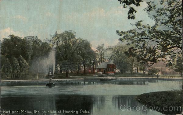 The Fountain at Deering Oaks Portland Maine