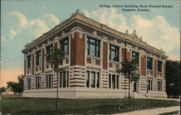 Kellogg Library Building, State Normal School Emporia Kansas