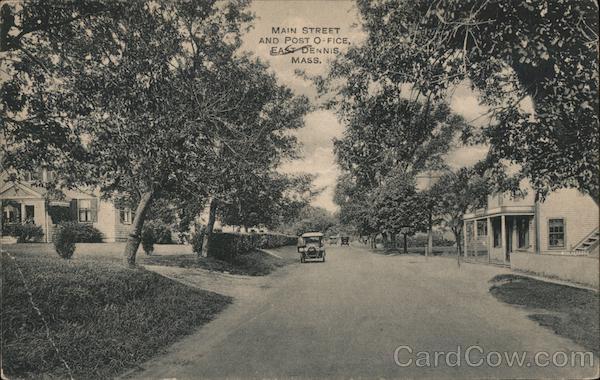 Main Street and Post Office East Dennis Massachusetts