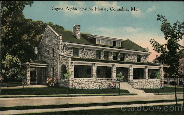 Sigma Alpha Epsilon House Columbia Missouri
