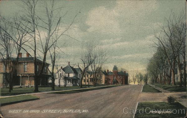 West on Ohio Street Butler Missouri