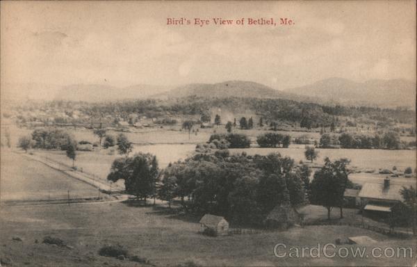 Bird's Eye View of Bethel, Me. Maine