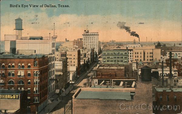 Bird's Eye of Dallas, Texas