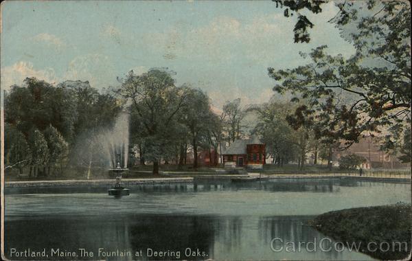 The Fountain at Deering Oaks Portland Maine