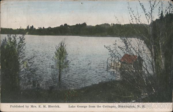 Lake George from the Cottages Bennington New Hampshire