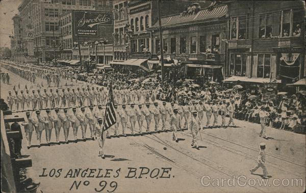 Parade, B.P.O. Elks No. 99 Los Angeles California
