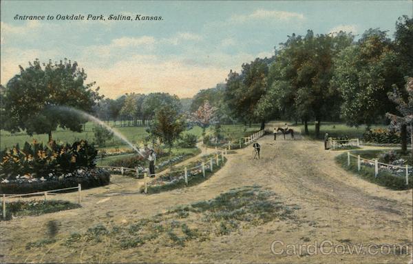 Entrance to Oakdale Park Salina Kansas