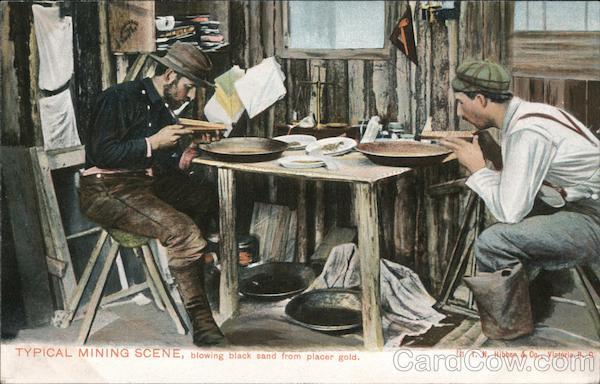 Typical Mining Scene Victoria BC Canada British Columbia
