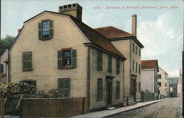 Birthplace of Nathaniel Hawthorne Salem Massachusetts