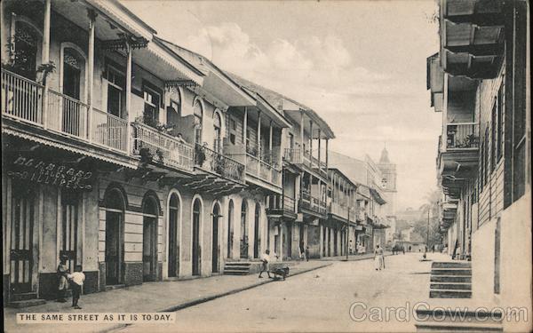 The Same Street as it is Today. Panama City