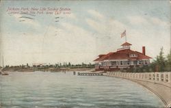 Jackson Park, New Life Saving Station Postcard