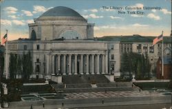 The Library, Columbia University New York City, NY Postcard Postcard Postcard