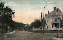 Spring Street Looking Toward Tallmadge Park Postcard