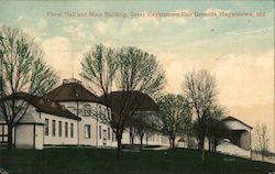 Floral Hall and Main Building, Great Hagerstown Fair Grounds Postcard