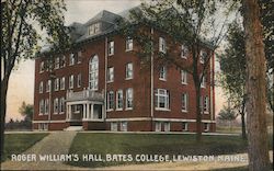 Roger William's Hall at Bates College Postcard