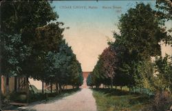 Maine Street Postcard