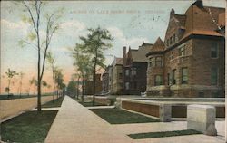 Scene on Lake Shore Drive Postcard