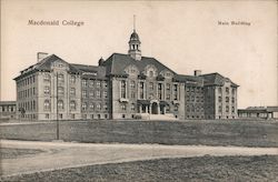 Macdonald College - Main Building Postcard