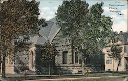 Congregational Church Wellington, KS Postcard Postcard Postcard