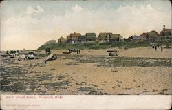 White Horse Beach, Plymouth, Mass. Postcard