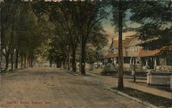 Deer Hill Avenue, Danbury, Conn Postcard