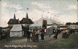 Among the Midway, Danbury Fair Postcard
