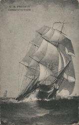 U.S. Frigate Constitution Postcard
