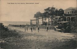 The Road to the Beach Dennis Port, MA Postcard Postcard Postcard