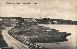 Harbor, South Shore Pocasset, MA Postcard Postcard Postcard