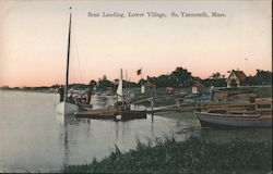 Boat Landing, Lower Village Postcard