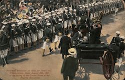 President Roosevelt en Route for Town Hill Postcard