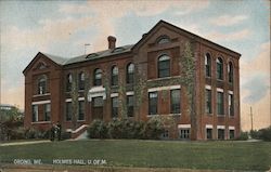 Holmes Hall, U. of M. Postcard