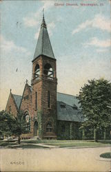 Christ Church Waukegan, IL Postcard Postcard Postcard