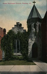 Grace Episcopal Church Pontiac, IL Postcard Postcard Postcard