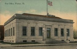 Post Office Pontiac, IL Postcard Postcard Postcard