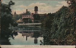 Scene on the Vermilion River Pontiac, IL Postcard Postcard Postcard