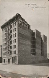 Hotel Menlo, 340 O'Farrell St. Postcard