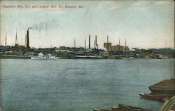 Eastern Mfg. Co. and Ayer's Mill So. Postcard