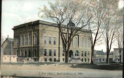 City Hall Waterville, ME Postcard Postcard Postcard