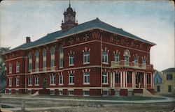 Town Hall Sanford, ME Postcard