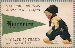 Ven You Iss Far Avay Yet From higganum My Life is Filled Mit Nodings Postcard