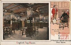 English Tap Room - Prince George Hotel Postcard