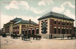 Union Depot Troy, NY Postcard Postcard Postcard
