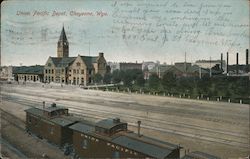 Union Pacific Depot Postcard