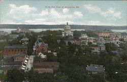 Birds Eye View of Annapolis, Md Postcard