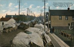 Farmers Bringing in Thousands of Pounds of Tobacco to be Sold Postcard