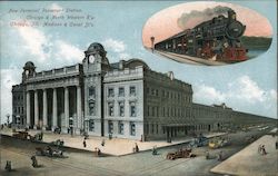 New Terminal Passenger Station Postcard